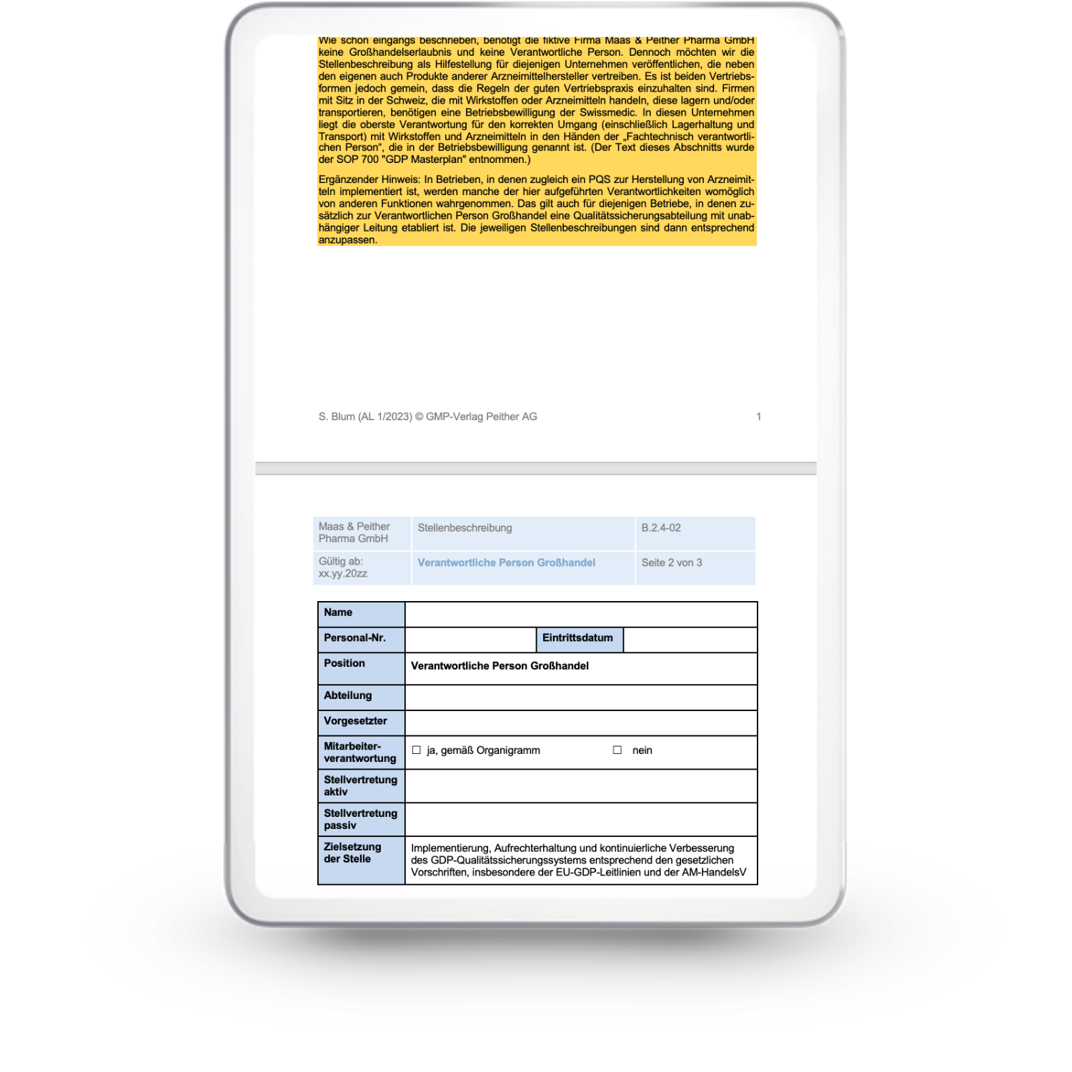 Site Master File Example.pdf Site Master File | bearbeitbare SOP | Download