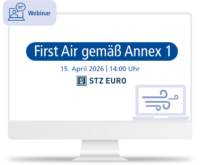 Webinar: First Air gemäß Annex 1